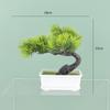 Nova planta de simulação em vaso Xiangyun bem-vindo pinheiro bonsai ornamentos sala de estar decoração de casa interior simulação flores