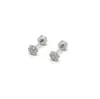 Ventas Directas de Fábrica Acero Inoxidable 304 Múltiples Estilos Aretes de Tachuela Planos Espirales Joyería para Orejas de Lazo Lindo Forma de 8 Adornos para Perforaciones