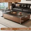Mueble de TV Minimalista de Pie para Sala de Estar, Nuevo Modelo 2026, Estilo Vintage de Lujo Ligero, Mesa de Café y Mueble de TV para Apartamento Pequeño