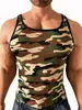 CIB0337 Amazon Nuevo Chaleco para Hombre Hombre Musculoso Chaleco Deportivo Casual Top Estampado para Hombre