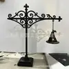 Estantería de Libros para Productos Nuevos Transfronterizos Luz de Linterna Iluminación de Estantería de Biblioteca Linterna Artesanías de Hierro