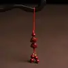 Colgante de Teléfono Móvil Flor de Loto Cinabrio Colgante de Llavero de Coche para Teléfono Móvil Accesorios de Coche para Hombres y Mujeres Mismo Estilo Douyin Venta al por Mayor