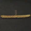 Joyería Yingyi DIY Estilo Tang Restauración Adornos Corona Li Horquilla de Flor Redonda Tocado Antiguo Corona para el Cabello Horquilla