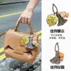 Colgante Llavero Bolsa de Oro Puro 999, Buena Suerte y Riqueza, Cadena para Teléfono Móvil, Regalos Culturales y Creativos al por Mayor