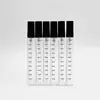 Tubo de Vidrio Graduado con Tapa de Rosca de 5ml y 10ml, Botella Dispensadora de Perfume con Cabezal de Plástico en Spray, Botella Vacía para Muestras de Perfume Líquido