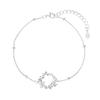 Shiai 2025 Nuevo Pulsera de Lujo Accesible de Plata Pura 999 Contigo, Corazón de Niña Joyería de Mano Exquisita de Nicho