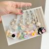 Accesorios Lindos de Niña con Temática Oceánica Colgante de Concha Natural Llavero Colgante para Bolso Estilo Ins Colgante de Estrella de Mar Cadena para Teléfono