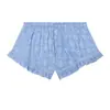 Conjunto de top regata e shorts bordados vazados com efeito lavado, moda europeia e americana para mulheres, roupas femininas transfronteiriças