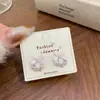 Aretes de Corona de Flores de Mariposa con Microincrustaciones de Circonita de Cobre para Mujer, Aguja de Plata, Estilo Festivo, Inspirados en el Diseño, Lujo Ligero, Elegantes, Modernos, Versátiles