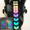 Pegatinas Reflectantes de Flecha para Cubiertas Delanteras y Traseras de Motocicleta, Calcomanías Decorativas Modificadas, Pegatinas Personalizadas Creativas Impermeables y Resistentes al Sol
