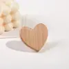 Ganchos de Madera de Forma Irregular Estilo Ins, Manijas de Madera Maciza en Forma de Corazón y Estrella para Puertas de Armario, Ganchos Decorativos para Montar en la Pared Venta al por Mayor