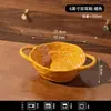 Tigela Cerâmica Criativa com Duas Alças, Formato Irregular, Cor Sob Esmalte, Tigela para Macarrão, Louça Cerâmica Estilo Ins