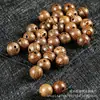 Madera de Ala de Pollo 6-8 Caoba Cuentas Sueltas Cuentas Redondas Cuentas de Buda Collar Engastado a Mano Cuentas Antiguas Cordón de Orquestación Patrón de Cuentas de Arroz