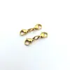 Set de Broches de Langosta de Acero Inoxidable Chapado al Vacío en Oro de 18K Broche Doble Hebilla Conexión para Collar Pulsera Colgante Joyería DIY