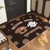 Felpudo para Uso Doméstico, Felpudo para Entrada, Alfombrilla para Suelo de Entrada, Felpudo de Bucle Amigable con Gatos, Alfombra Exterior Antideslizante, Lavable