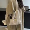 Bolso de Hombro Tejido con Cortes Mismo Estilo que Zhao Lusi, Bolso de Mano Casual y Versátil, Bolso de Gran Capacidad para Vacaciones de Verano en la Costa