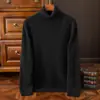 Suéter Masculino 100% Cashmere Outono e Inverno Gola Alta Tricô Pulôver Casual Base Cashmere Dropshipping Transfronteiriço