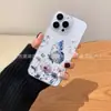 Funda Transparente Mariposa Manzana para Teléfono Móvil 16Pro 15Promax Protección Completa 14/17 Silicona Iphone13 Suave 12