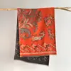 Xale de Foto de Viagem Yunnan Qinghai Inverno Feminino de Alta Qualidade Comprimento Médio Xale Externo Estilo Étnico Retrô Cachecol Quente