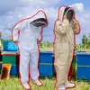 Nuevo Traje Anti-Abejas Traje Completo de Apicultura Transpirable Traje Anti-Abejas de Una Pieza para Inspección de Abejas y Recolección de Miel