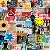 100 Piezas de Exquisitos Pegatinas de Diario de Billie Eilish. Pegatinas Decorativas para Teléfono Móvil DIY Transfronterizas