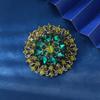 Nueva versión coreana de broche de flor de cristal, moda Joker, ramillete, abrigo, temperamento, pin, accesorios, fabricantes al por mayor