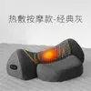 Travesseiro de espuma viscoelástica transfronteiriço, travesseiro para coluna cervical, travesseiro de suporte para pescoço para dormir, com função de aquecimento e massagem, compressa térmica para coluna, travesseiro de suporte para pescoço para comércio exterior