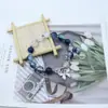 [Mar Profundo] Pulsera de Mariposa con Color Popcorn Glaze Degradado Pulsera de Meteoro Súper Hada Mejor Regalo de Cumpleaños para Pareja Amigo