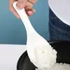 Cuchara para arroz casera, antiadherente, para servir arroz, cuchara para olla arrocera eléctrica, pala para arroz, plástico, resistente al calor, mango largo