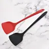 Venta al por mayor de fábrica espátula de silicona para cocina doméstica no daña la sartén pala para cocinar cuchara para freír de cocina pala para freír herramientas de cocina