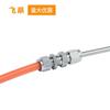 Férula de Acero Inoxidable 304 a Conexión Rápida para Tubo de Cobre Pasamuros Tubo Rígido a Tubo Pu Tubo de PTFE Conexión Rápida Tubo de Aire Junta de Partición