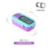 Lonchera Portátil para Estudiantes y Viajeros Transfronterizos, Lonchera Estudiantil de Acero Inoxidable con Compartimentos y Recipiente para Salsa