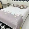 2026 Novo Modelo A-Grade 100% Algodão Capa de Cama Conjunto de Três Peças Capa de Cama Pura Algodão Tatami Acolchoada Espessa Lençol de Cama Floral