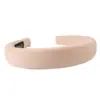 Corea Nuevo Color Caramelo Diadema Esponja Satín Cueva para el Cabello Accesorios para el Cabello de Mujer Combinación Perfecta Simple Diadema Superior Craneal Accesorios para el Cabello Venta al por Mayor
