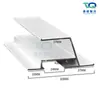 Puerta de cámara frigorífica riel superior e inferior puerta corrediza riel lateral de deslizamiento guía de canaleta accesorios riel de perfil de aluminio de alta resistencia para puerta corrediza de cámara frigorífica