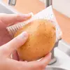 Escova de Limpeza de Frutas e Legumes Cozinha Lavador de Batatas Legumes Frutas Ferramenta Manga de Dedo Dobrável Escova de Limpeza Multifuncional para Fendas