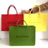 Internet celebridade Little Red Book feltro saco tote saco de compras portátil bolsa simples com presente de mão moda saco de feltro