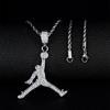 Colgante Hip-Hop de Venta Caliente Transfronterizo, Trapecio de Baloncesto, Colgante de Personalidad, Accesorios de Joyería Versátiles, Exclusivo para Exportación