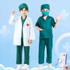 Uniformes de Médico Enfermera para Niños Juego de Casa Actuación Experimento Científico Desempeño de Roles Bata Blanca Disfraz Médico Juguetes
