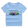 Ropa infantil nueva de 2023, camiseta de manga corta de verano para niños, camisa de algodón para niños y niñas, camiseta de media manga para bebés, top para niños