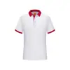 Camisa de publicidad de fábrica en grupo-cuello a juego de color rayón blanco y rojo solapa polo 2020BFTS6423612 ancho