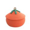 Cesta tejida de cuerda de algodón Cesta de almacenamiento Shishi Ruyi Cesta de almacenamiento de escritorio Cesta para artículos varios Cesta de almacenamiento Cesta de cuerda de algodón