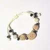 Pulsera de Cerámica Jingdezhen Nueva Pulsera de Cerámica Estilo Chino Joyería Hecha a Mano Cuerda Estilo Tíbet Puesto de Pulseras Jingdezhen
