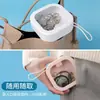 Caja de Almacenamiento de Bisutería Estilo Japonés para Niñas Caja Pequeña para Estudiantes Almacenamiento Pequeña Portátil Caja Multifunción Cuadrada