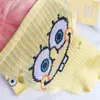 Medias de Verano Dopamina de Longitud Media Celebridad Cibernética Dibujos Animados Bob Esponja Calzoncillos Pareja Calcetines Deportivos Transpirables para Hombres y Mujeres Estudiante