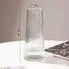 Jarrón de Cristal en Forma de Cono Estilo Nórdico Ins Simple Grande Transparente para Bambú de la Suerte Cultivado en Agua Adorno de Escritorio Sala de Estar Arreglo Floral