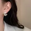 Diseño de Nicho a la Moda con un Estilo Dulce y Fresco, Colección de Aretes de Mariposa Dorada, Exquisitos y Sencillos, Lujo Ligero, Aretes de Alta Gama para Mujer