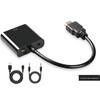 Conversor HDMI para VGA com Áudio 1080P Cabo de Vídeo de Alta Definição Adaptador de Saída para Monitor Tela de Projeção