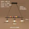 Lustre Criativo Retro Americano para Bilhar Restaurante Bar Loja de Roupas Restaurante de Hot Pot Decoração Lâmpadas LED Personalizadas