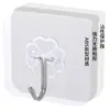 Gancho de Baño sin Rastro Potente sin Taladro Tamaño Grande Gancho Adhesivo Transparente para Puerta Trasera de Cocina para Hogar Dormitorio Pared de Mujer
